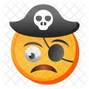 Pirate Emoticon Icon