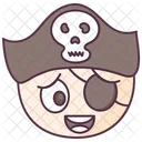 Pirate Face Thief Robber Icon