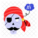 Pirate Skull Pirate Face Scary Skull アイコン