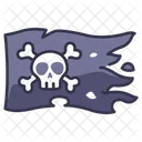 Flag Pirate Skull Icon