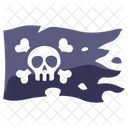 Flag Pirate Skull Icon