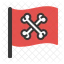 Symbol Flag Pirate Icon