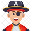 Pirate Buccaneer Eye Patch Icon