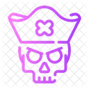 Pirate Eye Patch Skull Icon