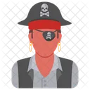 Pirate Man Hat Icon