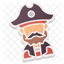 Pirate Pirates Captain Icon