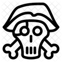 Pirate Skull Piracy Icon