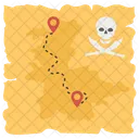 Pirate Map Chart Location Icon