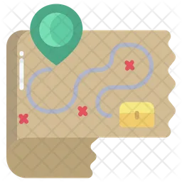 Pirate Map  Icon