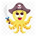 Pirate Octopus  Icon