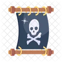Pirate Scroll Parchment Papyrus Icon
