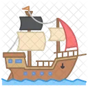 Pirate Ship Classic Icon