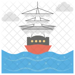 Pirate Ship  Icon