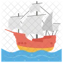 Pirate Ship Pirate Boat Pirate Sloop Icon