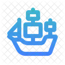 Sail Pirates Simple Icon