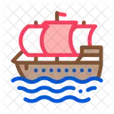 Sea Boat Ship Icon