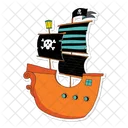 Pirate Ship Pirate Boat Ship Icon