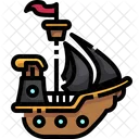 Pirate Ship Pirate Boat Pirate Sloop アイコン