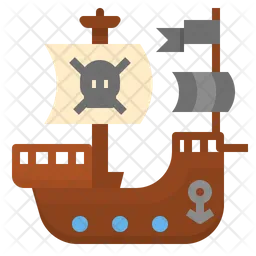 Pirate Ship  Icon