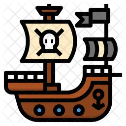 Pirate Ship  Icon