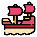 Pirate Ship Vessel Corsair Icon