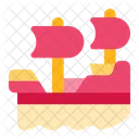 Pirate Ship Vessel Corsair Icon