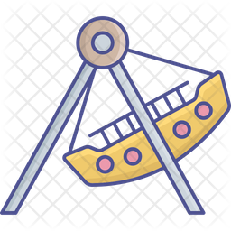 Pirate Ship Ride Icon