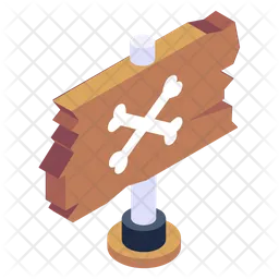 Pirate Signboard  Icon