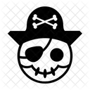 Outline Pirate Horror Icon