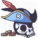 Pirate skull  Icon