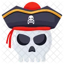 Pirate Skull Skullcap Dead Icon