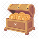 Pirate Coins Pirate Treasure Treasure Box Icon