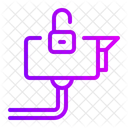 Hackeado Camara De Seguridad Vigilancia Icono