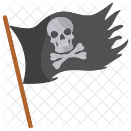 Piratenflagge  Symbol