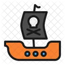 Piratenschiff Pirat Schiff Symbol