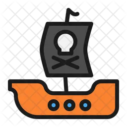 Piratenschiff  Symbol