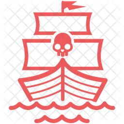 Piratenschiff  Symbol