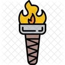 Pirates Torch Torch Fire Icon