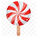 Piruleta En Espiral Caramelo Dulce Icono