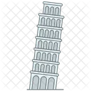 Der schiefe Turm von Pisa  Symbol