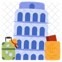 Pisa Tower Architecture Real Estate Icon