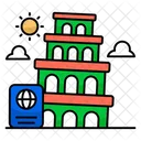 Pisa Tower Architecture Real Estate Icon