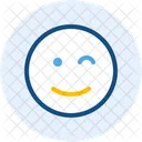Piscadela B Emoji Expressao Ícone
