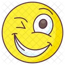 Emoji De Piscadela Expressao De Piscadela Emotag Icon