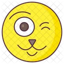 Emoji De Piscadela Expressao De Piscadela Emotag Icon