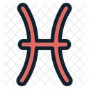 Pisces Zodiac Sign  Icon