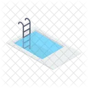 Piscine Exercice Fitness Icône