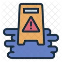 Piso Mojado Alerta Peligro Icon