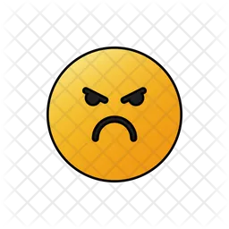 Pissed Off Face Emoji Icon