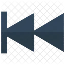 Pista Anterior Anterior Multimedia Icono